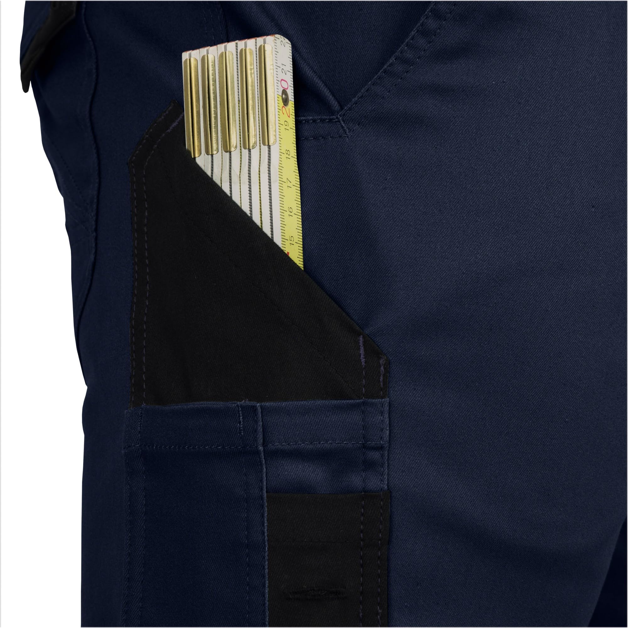 Leibwächter Arbeitsshorts Herren Flex Line – Robuste Cargo Hose mit Taschen – Handwerker Shorts – Berufsbekleidung – Multifunktionshose mit Reflektoren