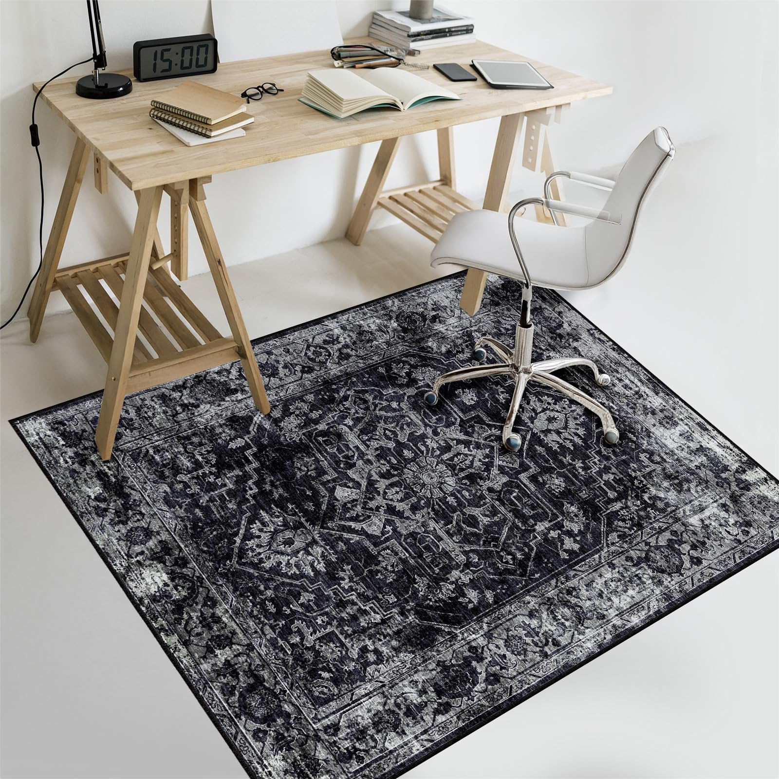 Office Chair Mat 48 X60 Non-slip Backing Computer Chair Mats Heavy Duty Desk Chair Mat for Hardwood Floor