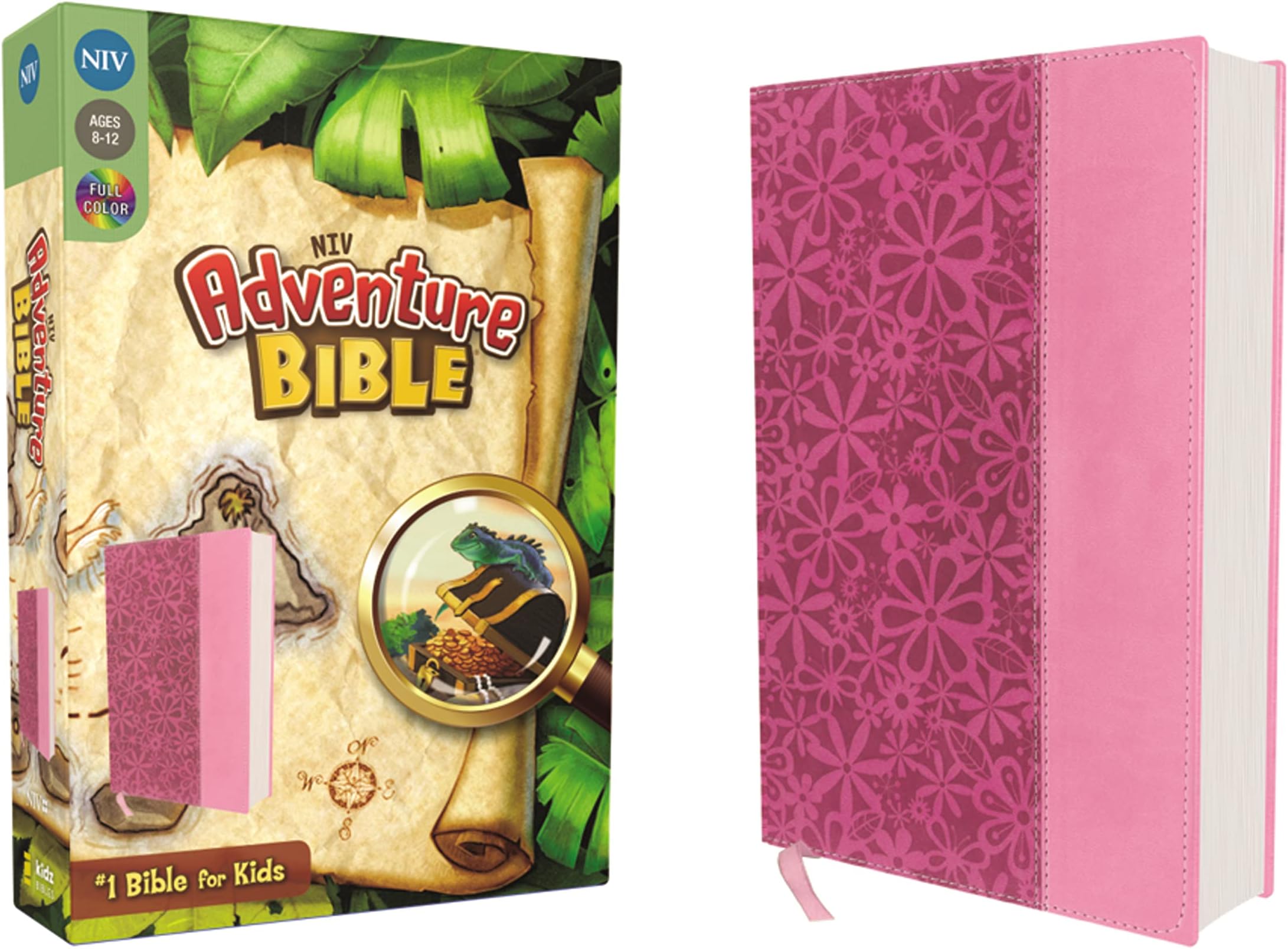 Adventure Bible: New International Version, Raspberry / Pink, Italian Duo-Tone