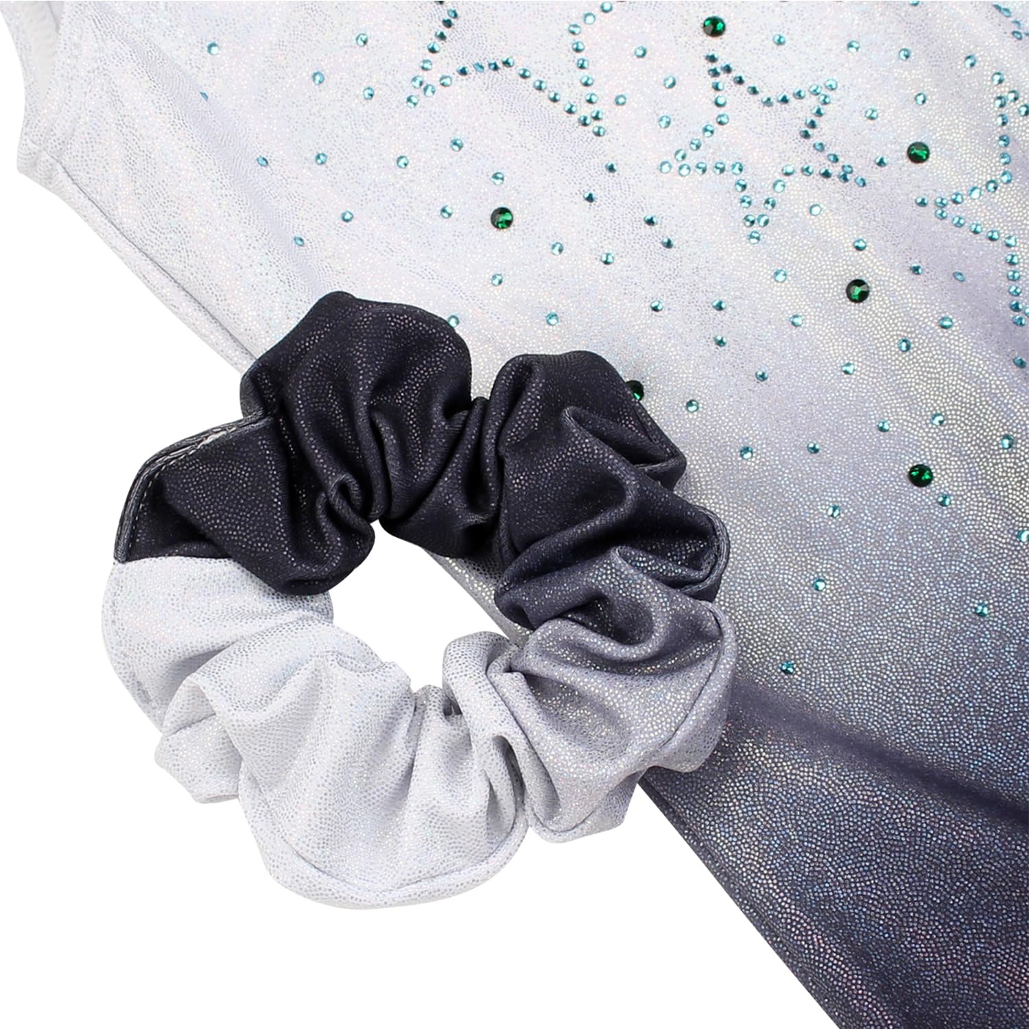 MODAFANS Gymnastics Leotards for Girls Sparkly Dance Unitards Biketards Black Activewear for Girls 4-13Years