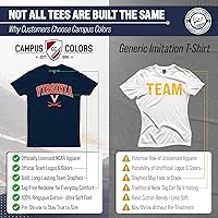 Vista 2 de Campus Colors NCAA - Camiseta de algodón para adulto, unisex, para el día del juego