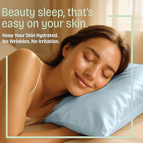 Miniatura 4 de ShopBedding - Lujosa funda de almohada de satén para el cabello, 2 unidades, satinada, estándar, con cremallera, estampado de cebra marrón, Blissford