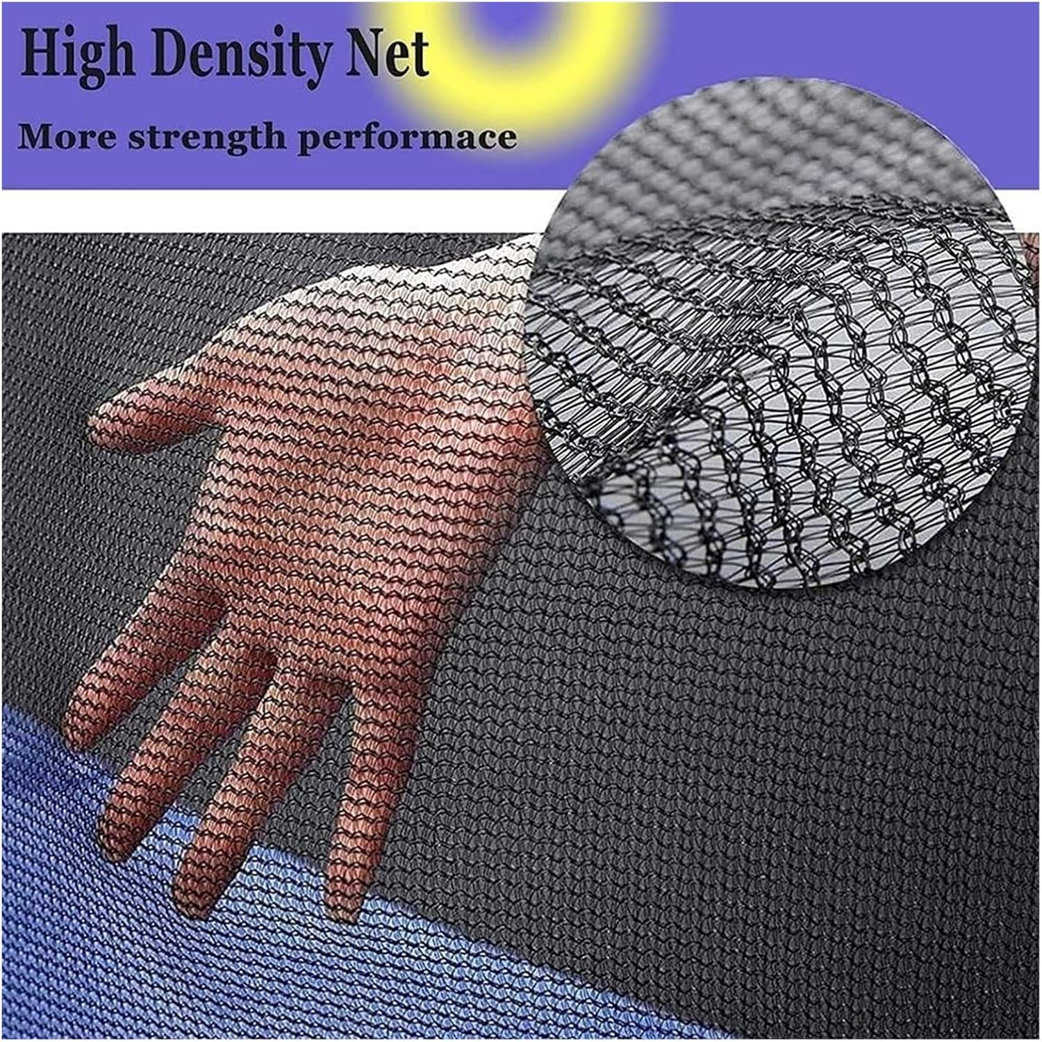 Trampoline Net Replacement Replacement Trampoline Net Enclosure for 6ft/8ft/10ft/12ft Straight Poles Round Frame Trampolines