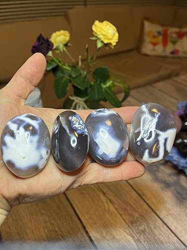 Miniatura 5 de ORCA Jaspe Palmstones Único Piedras de Meditación, Piedras de Preocupación, Cristales Curativos, Herramientas Reiki, Patrones Únicos, Alta Calidad