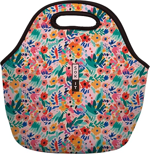 Sok It Bolsa de almuerzo con cremallera de neopreno aislado (crepúsculo, bolsa de almuerzo de neopreno)