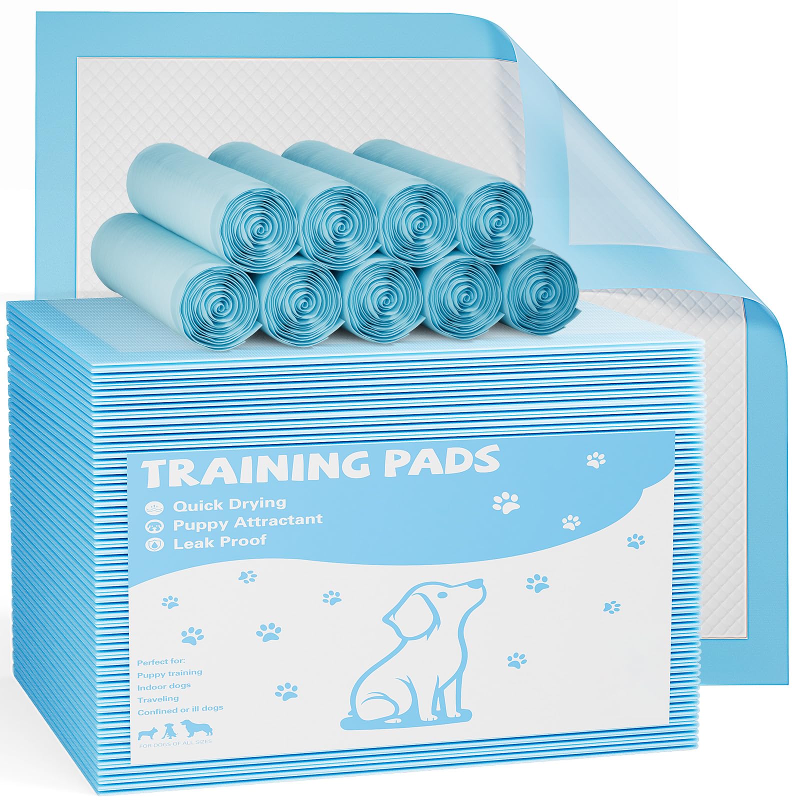 Alèses absorbantes Sweetcrispy 55x55 cm pour l'apprentissage de la propreté des chiots à la maison