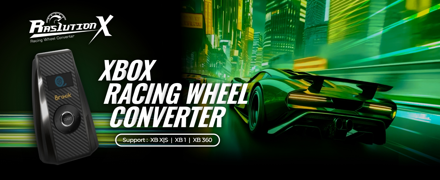 Brook Ras1ution X – Racing Wheel Converter for Xbox Series X|S
