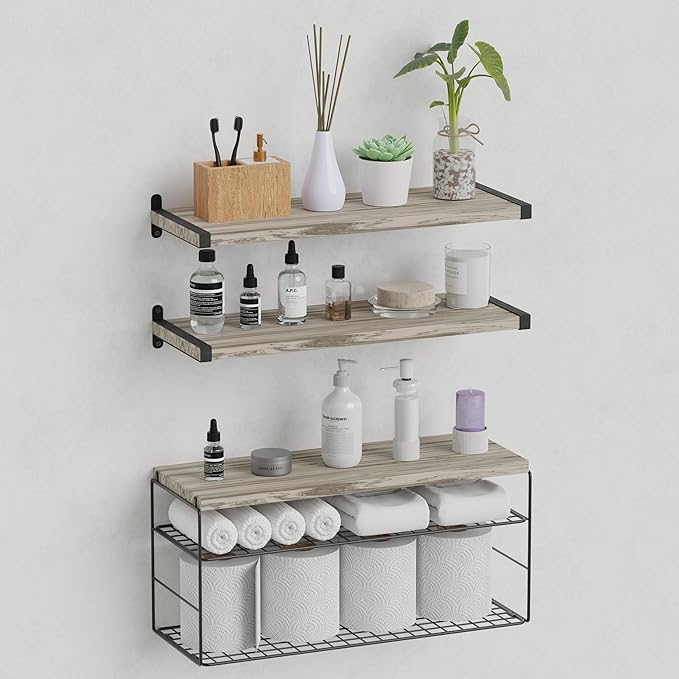 ILAYIJIA Bathroom Wall Floating Shelf Bathroom Wall