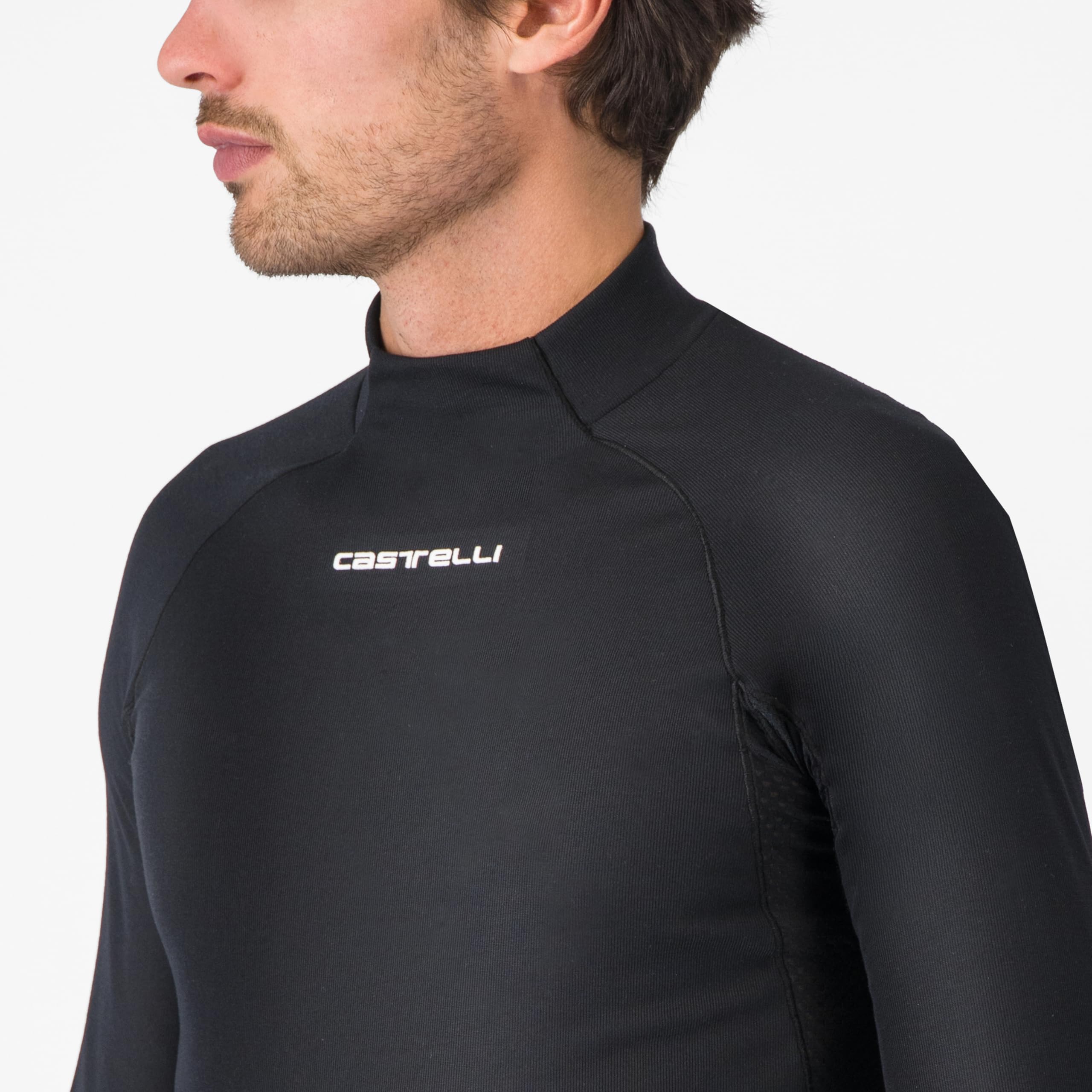 CASTELLI Flanders 2 - Maglia a maniche lunghe da uomo, isolamento di alta qualità e traspirabilità per ciclismo su strada fredda, ciclismo