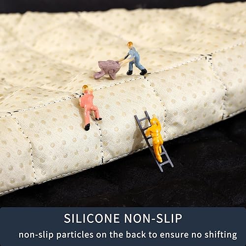 Miniatura 3 de LUFEIJIASHI Fundas antideslizantes para sofá reclinable de 3 plazas, fundas impermeables para sofá reclinable de 3 plazas, fundas de terciopelo para