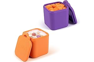 Omie Silicone Condiment Containers for Leak-Free Dips on the Go