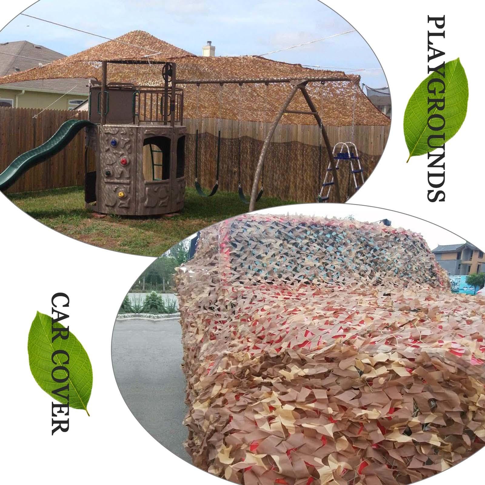 Siatka maskująca, piaskowa 2 x 2 x 5 / 3 x 6 / 4 x 8 / 5 x 10 / 6 x 9 / 7 x 8 m, wojskowa siatka maskująca, pergola, cień ogrodowy, pustynia, 2 x 8 m