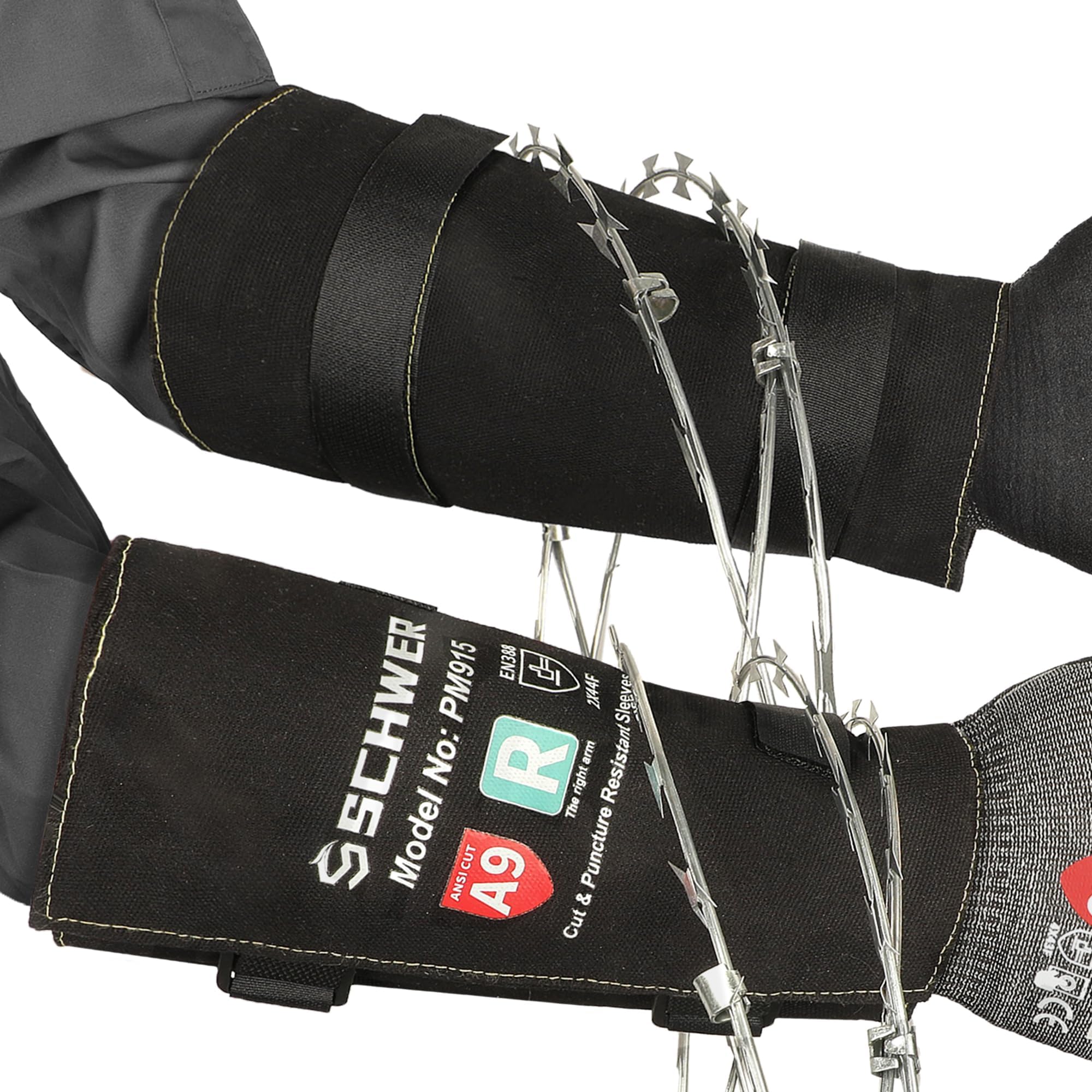 Schwer ANSI A9 Cut & Level 5 Puncture Resistant Arm Sleeves