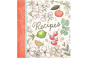 CR Gibson Recipe Binder | Fruit Fusion 3-Ring Sturdy Recipe Book