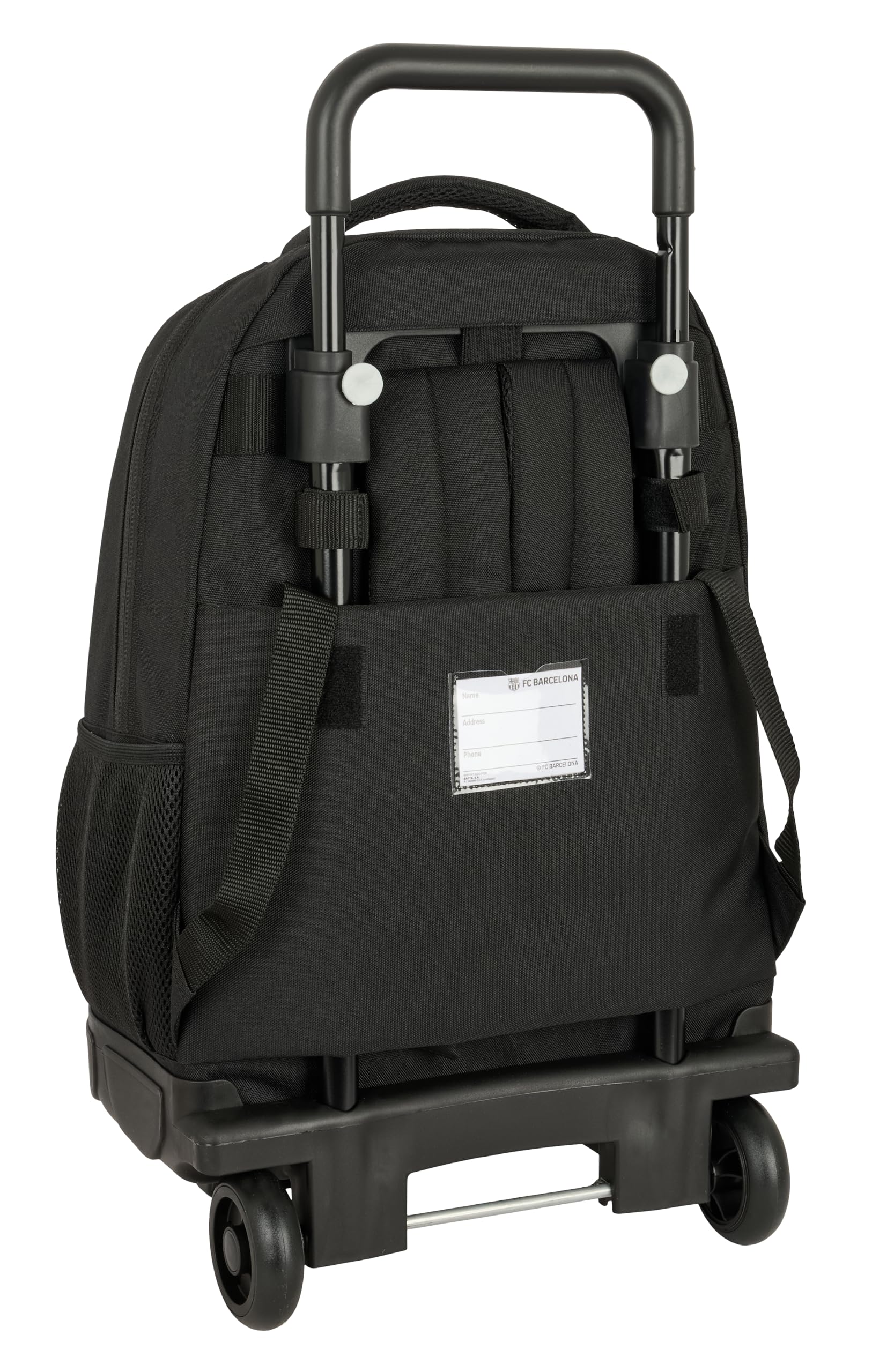 F. C. Barcelona - Mochila Grande con Ruedas, Compacta, Extraíble, Ideal para Niños de Diferentes Edades, Cómoda y Versátil, Calidad y Resistencia, 33x22x45 cm