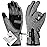 Balhvit -10 Waterproof Winter Gloves for Men & Women, 5-Layer Ski & Snow Gloves for Cold Weather, Breathable Warm Gloves with Touch Screen Fingers (L, Grey)