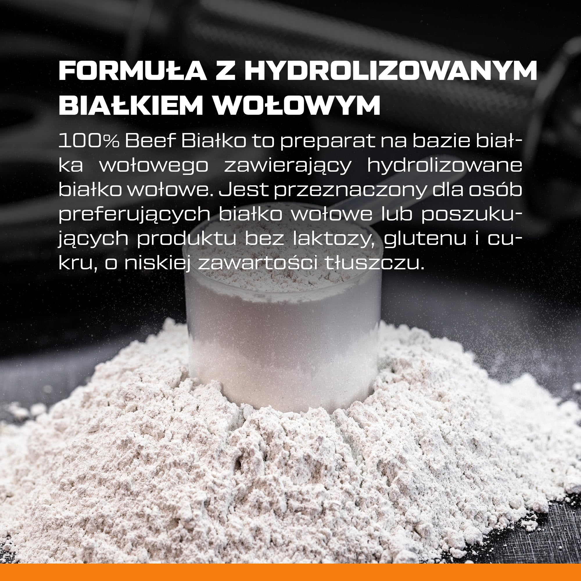 Scitec Nutrition 100% Beef Protein - Aromatyzowany napój białkowy w proszku - Bez laktozy, Bez cukru, Bezglutenowy, 1,8 kg, Migdał-Czekolada