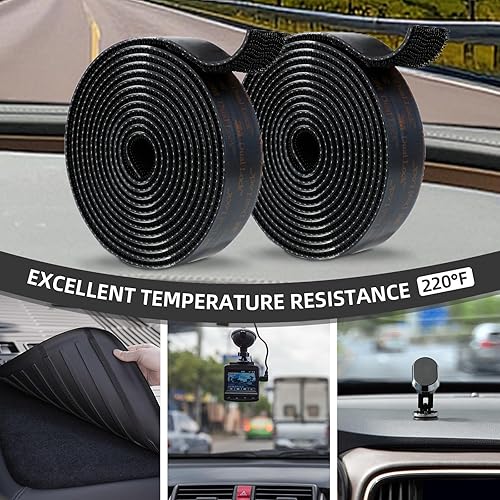 Miniatura 5 de Doble cerradura SJ3550 1 x 39 pies cierre reutilizable resistente gancho adhesivo de bloqueo adhesivo adhesivo adhesivo de alta resistencia cinta de