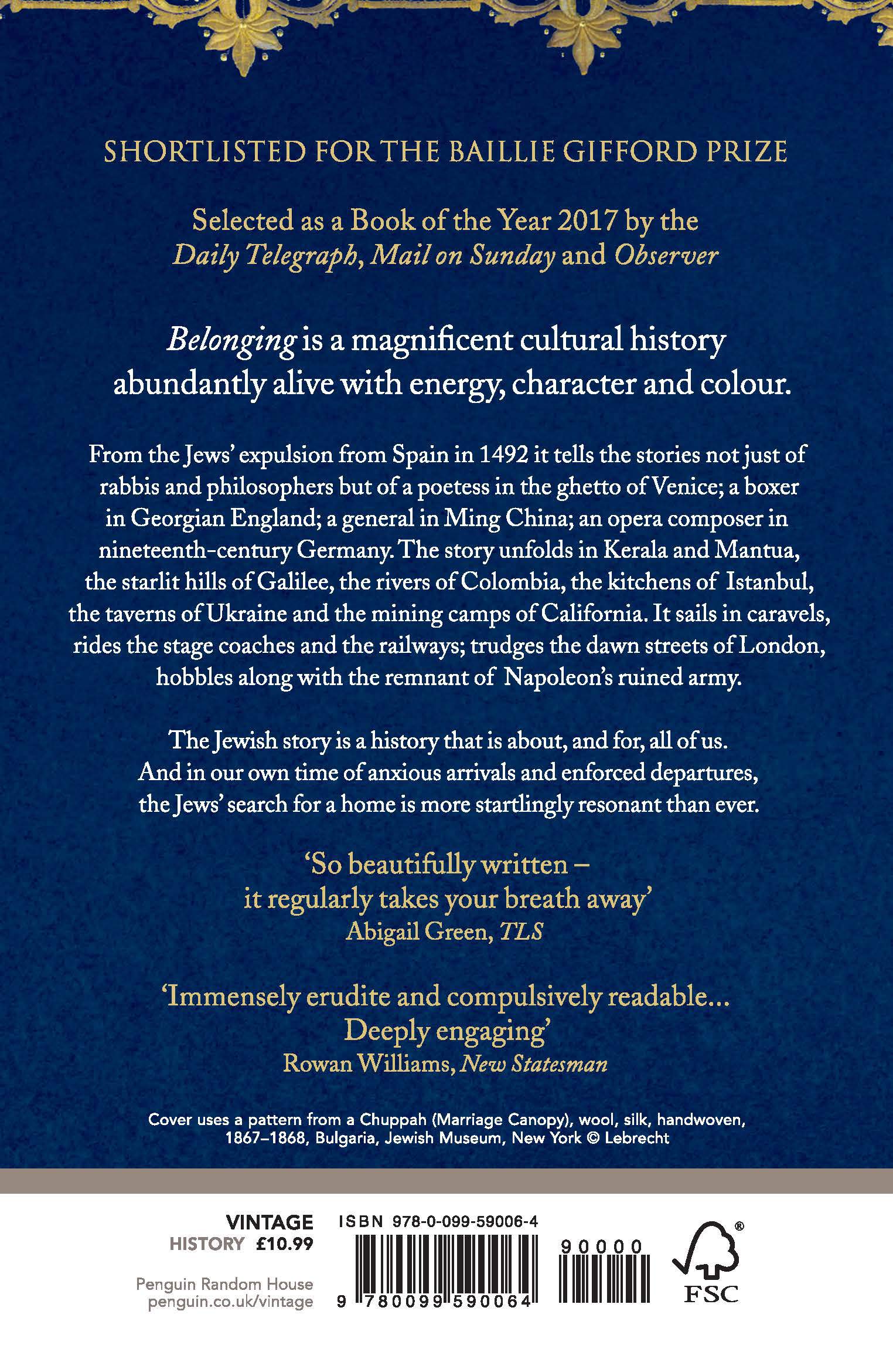 Belonging: The Story of the Jews 1492–1900