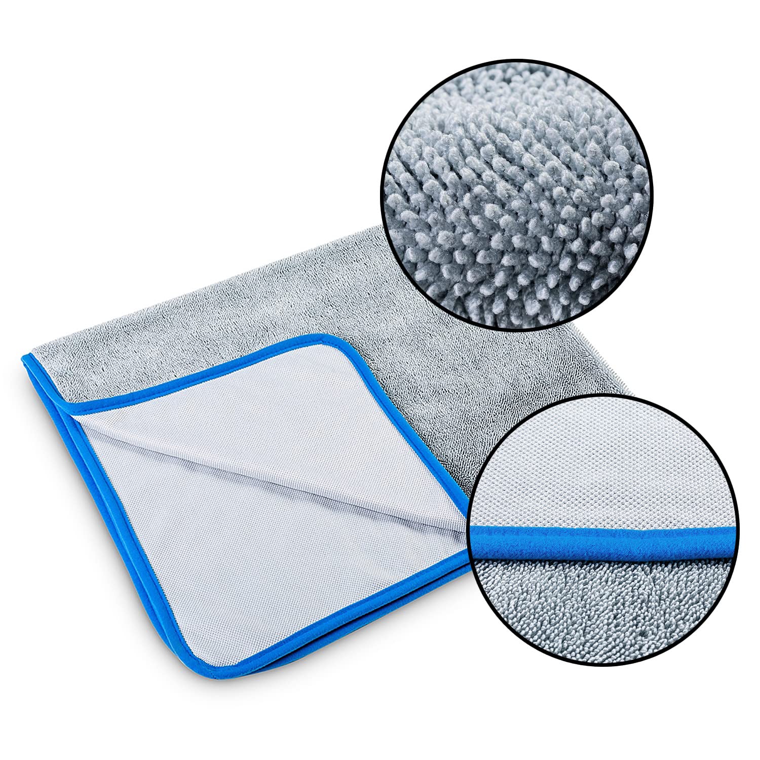 Shiny Freaks FX Protect Twisted Loop Drying Towel 550GSM 74×90 (2 STK.) | EIN perfektes Trockentuch für streifenfreie Ergebnisse | Mikrofasertuch, Reinigungstuch