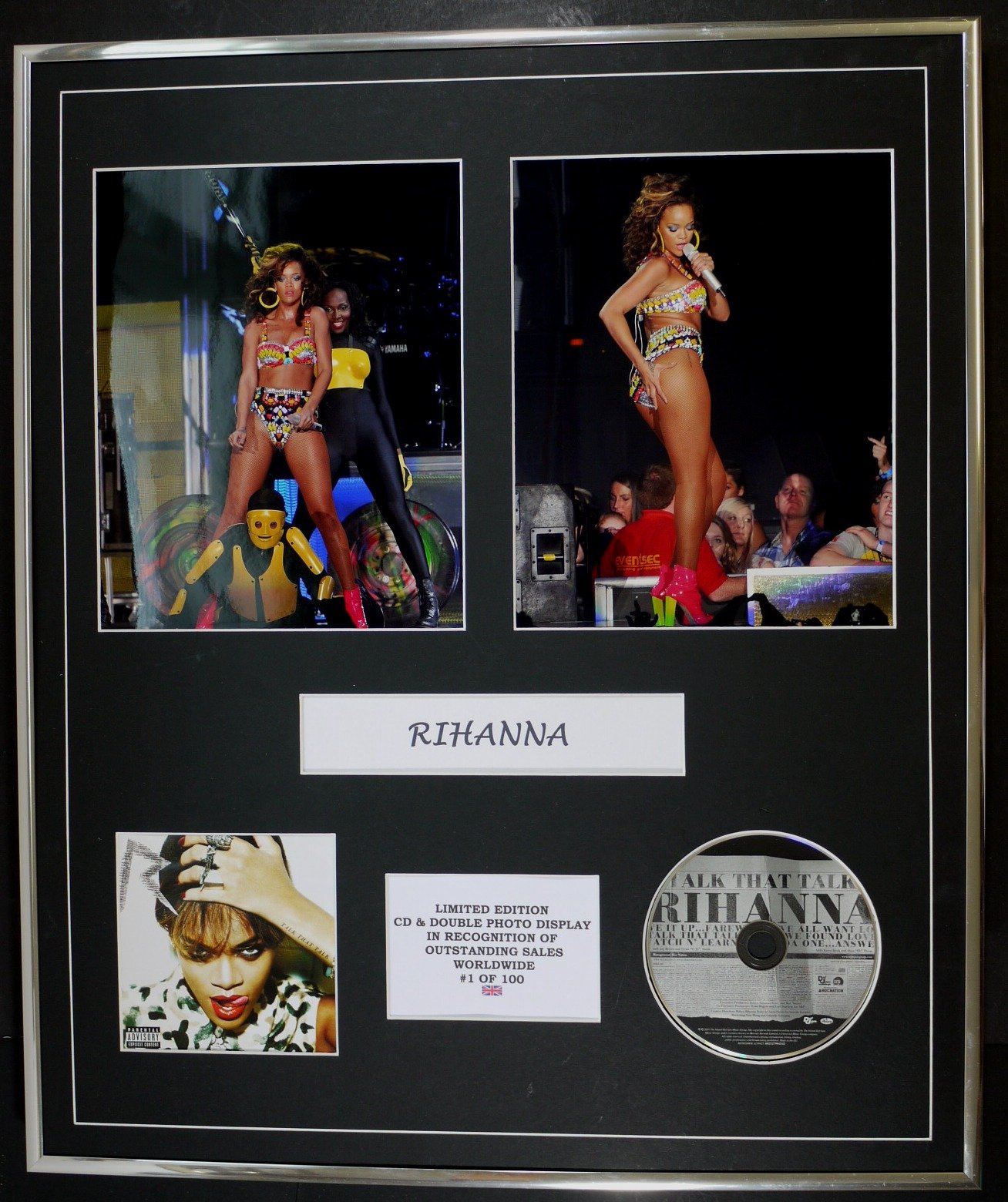 Rihanna/CD & Doppel-Foto-Display / LTD. Edition/COA/Talk That Talk