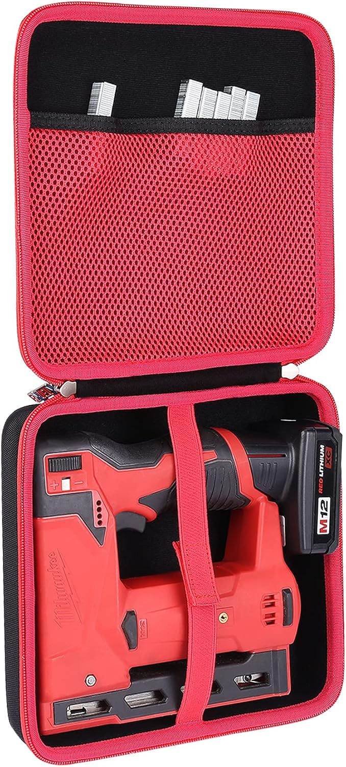 khanka Hard Storage Case Replacement for Milwaukee 2447-20 M12 3/8” Crown Stapler, Case Only