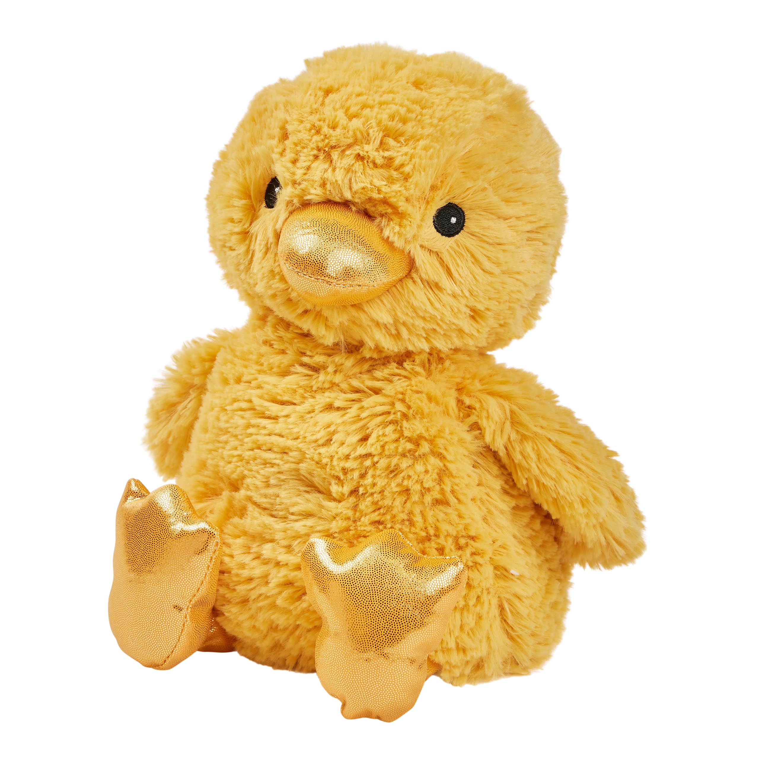 Warmies Junior Peluche Poussin Moyenne - Jouet Doux Réchauffable pour Enfants, Confort Parfait et Apaisant