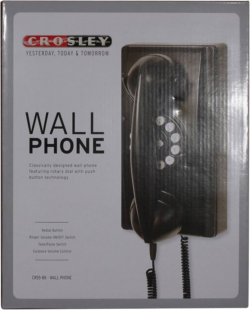 Crosley アメリカ 公衆電話 BLACK Phone レトロ Crosley アメリカ 公衆電話 BLACK Phone レトロ