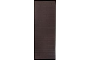 Ritz Washable Stain Resistant Chocolate Brown Kitchen Rug Runner