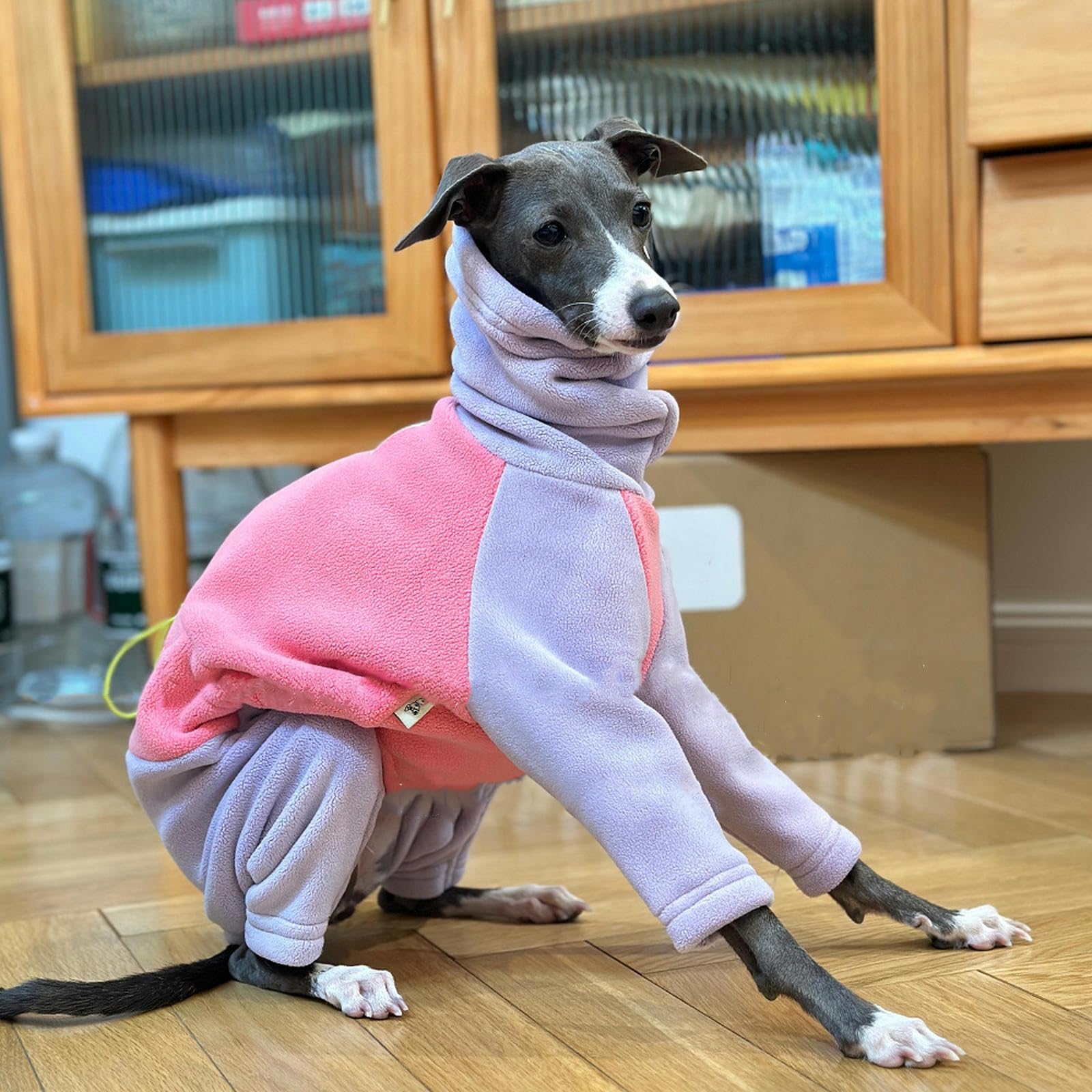 UOSIA グレイハウンド犬用セーターワンピースイエローウィペット UOSIA グレイハウンド犬用セーターワンピースイエローウィペット