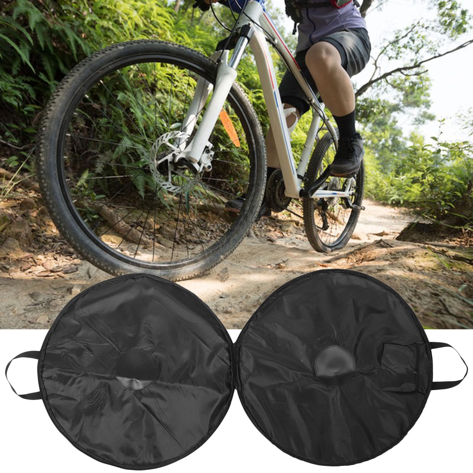 Healvian Fahrradtasche Radtasche aus Baumwolle 70cm Felgentasche für Mountainbike und Rennrad Gepolstert Wiederverwendbar Felgen Aufbewahrungstasche für Radtransport und Lagerung