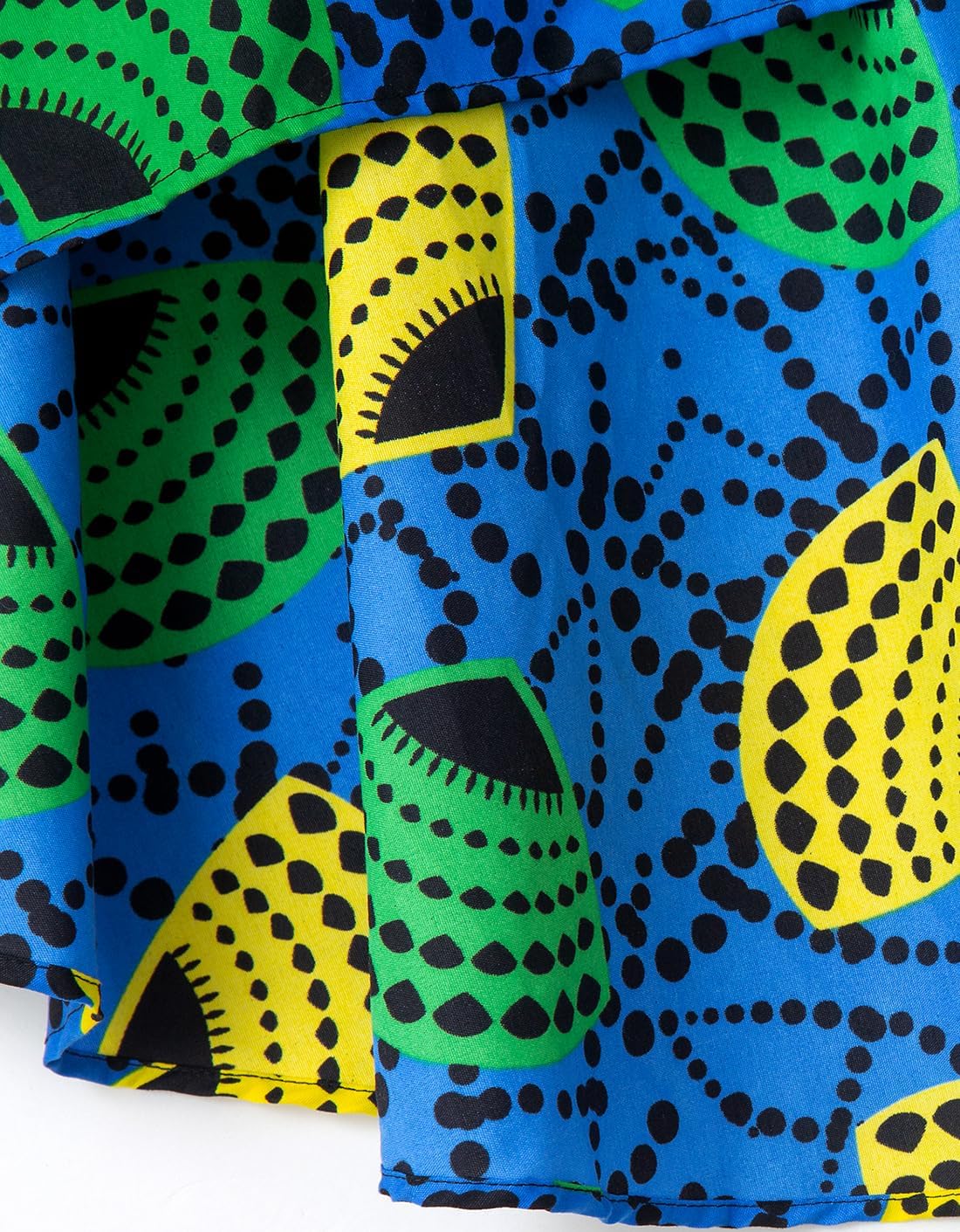 SHENBOLEN Women African Traditional Costume Flower Print Casual Dashiki Skirt - Image 3