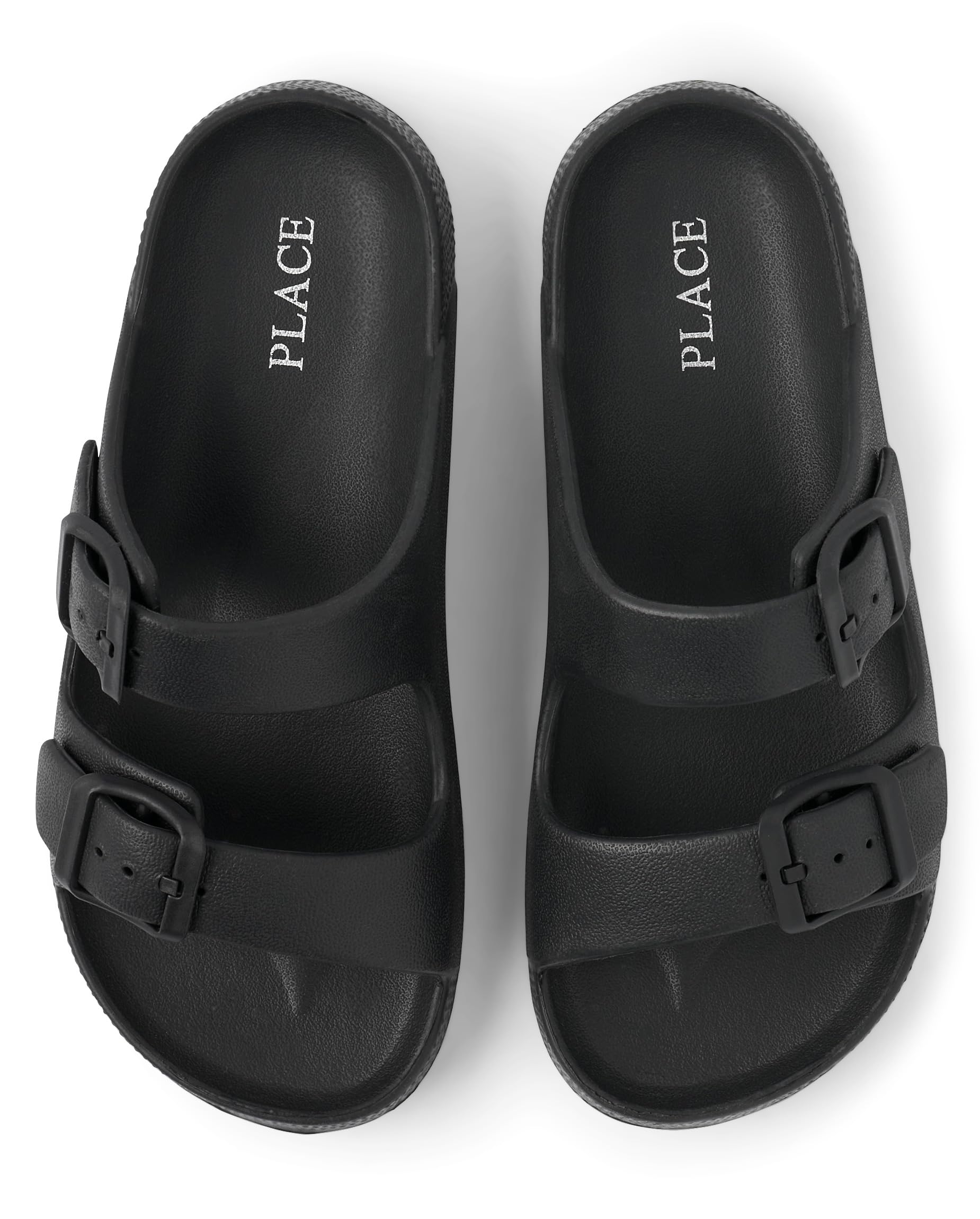 The Children's Place Boys Double Buckle Slip on Slide Sandals boys Sandal