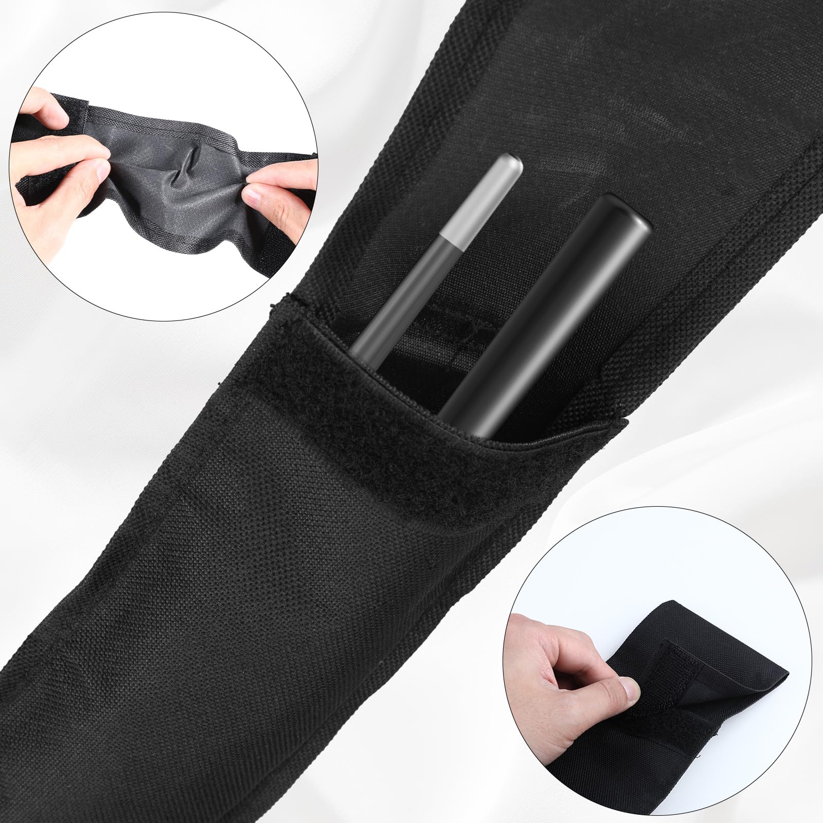 Billiard Pool Cue Stick Carrying Case Pool Cue Case Black Pools Stick Cases, Pools Sticks Bag for Carrying the 1/2 Billiard Sticks, Billiards Cues Cases 32 Inches Snooker Storage Carryings Bags