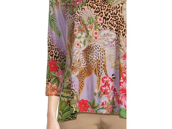 The Janie Favorite 3/4 Sleeve V-neck Swing Tee - Image 3