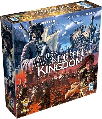 It's A Wonderful Kingdom - Juego estratégico de construcción del reino y gestión de recursos, juego de fantasía, mayores de 14 años, 1-2 jugadores,