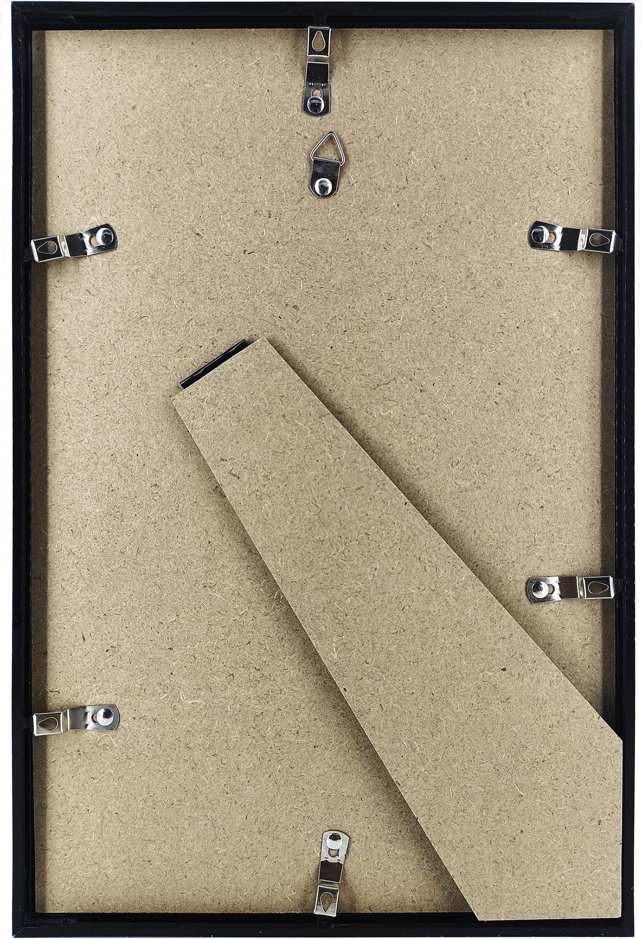 4er Set Comic-Bilderrahmen mit schwarzer Passepartoute, UV-Schutz, schwarzer Rahmen für aktuelle Comics bis 16,5 x 26,4 cm, geeignet für Comic-Taschen und -beutel