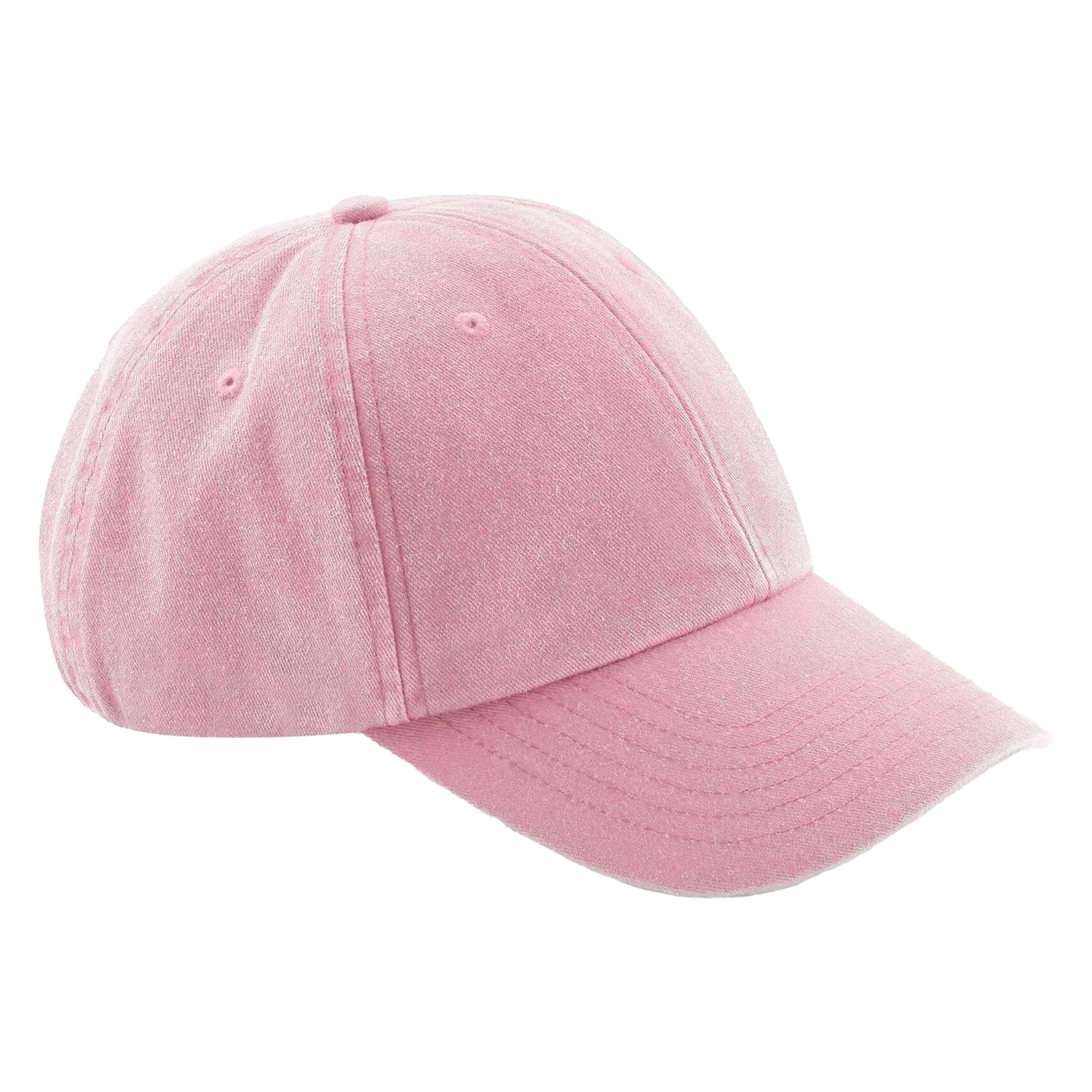 Beechfield Junior Low Profile Vintage Cap - Vintage Dusky Pink