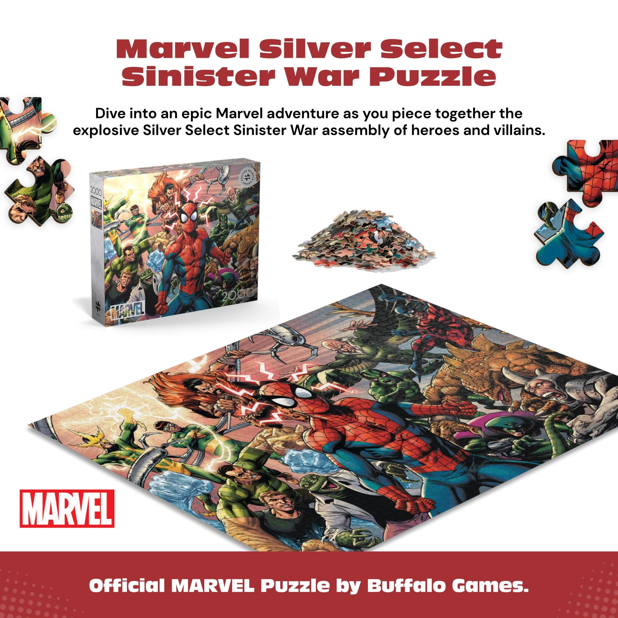 Amazon.co.jp: Marvel Sinister War 2000ピースパズル – バッファロー