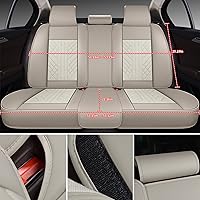Vista 157 de GXT Bench Seat Cover, Premium Faux Leather Bench Seat Covers for Trucks - Universal Fit for Most Sedans SUV Pick-up Truck, Durable for Long Lasting