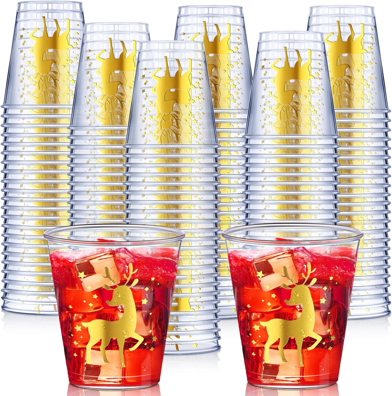 Amazon.com: Nuogo 100 Pcs wedding shot glasses shot glasses bulk 2 oz ...