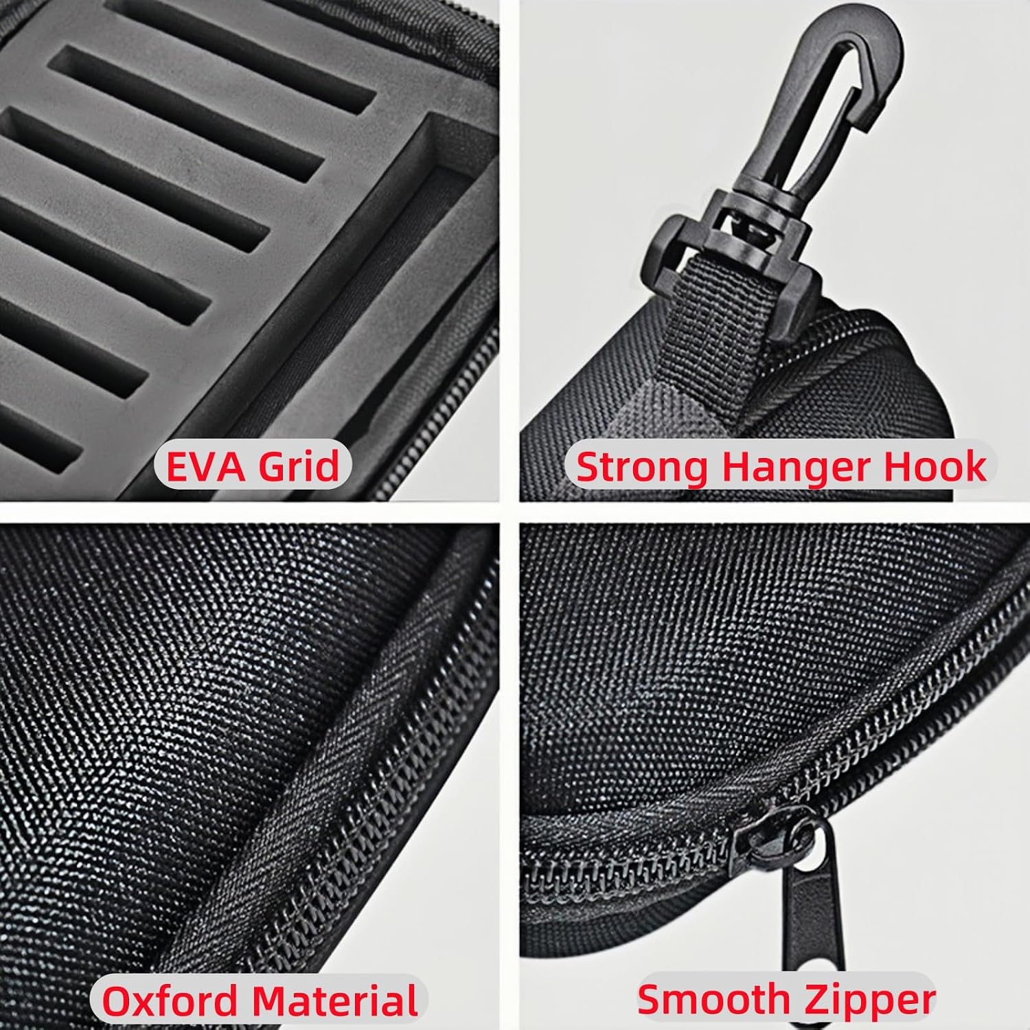 EVA Bait Storage Binder Bag, Waterproof Fishing Fly Lure & Spinner Bait Organizer, Leader Wallet Tackle Binder Case Bag