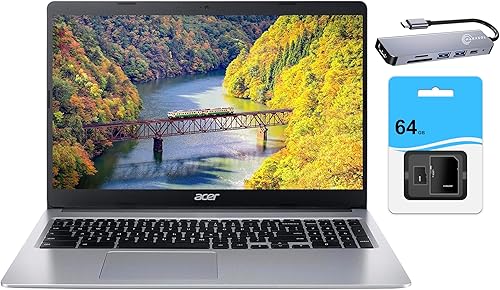 acer Laptop Chromebook 315 (2023), pantalla HD de 15.6 pulgadas, Intel Celeron N4020 (hasta 2.8 GHz), 4 GB de RAM, 128 GB de almacenamiento (64 GB disponible en Yaxa Venezuela