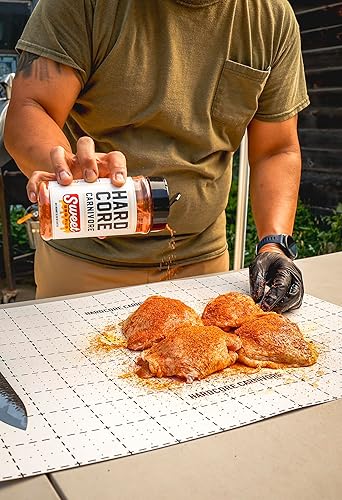 Vista 30 de Hardcore Carnivore Rojo: cerdo, pollo y condimento para barbacoa (coctelera grande)