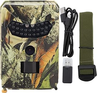 Câmera de trilha 12MP 1080P, câmera de caça com grande angular de 120 °, visão noturna, câmera de videogame ativada por movimento de gatilho de 0,1 s, para monitoramento de vida selvagem