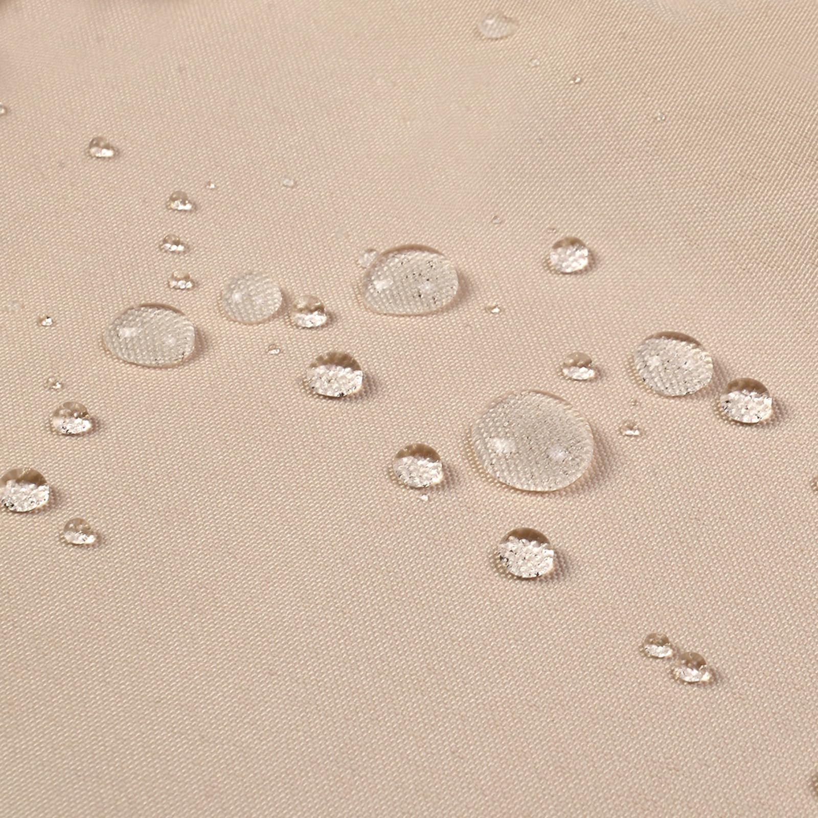 COSTWAY Techo de Repuesto para un Columpio, Toldos para Balancin de Exterior Impermeable y UV Protección, Toldo de Reemplazo de Poliéster Universal para Balcón, Jardín y Patio (191 X 132 cm, Beige)