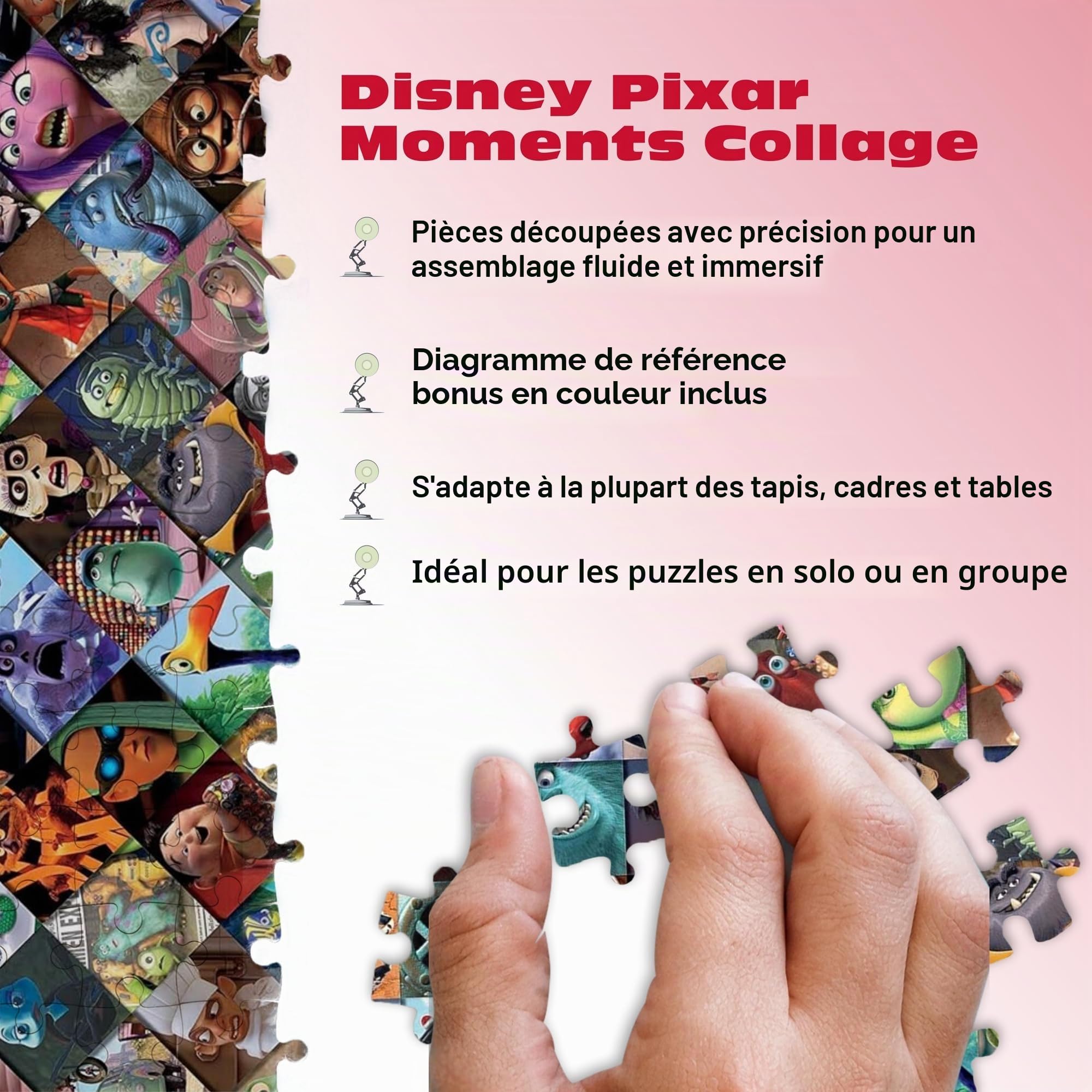 Ceaco Puzzle Disney Pixar Clips 2000 pièces Nouveau 3502-4