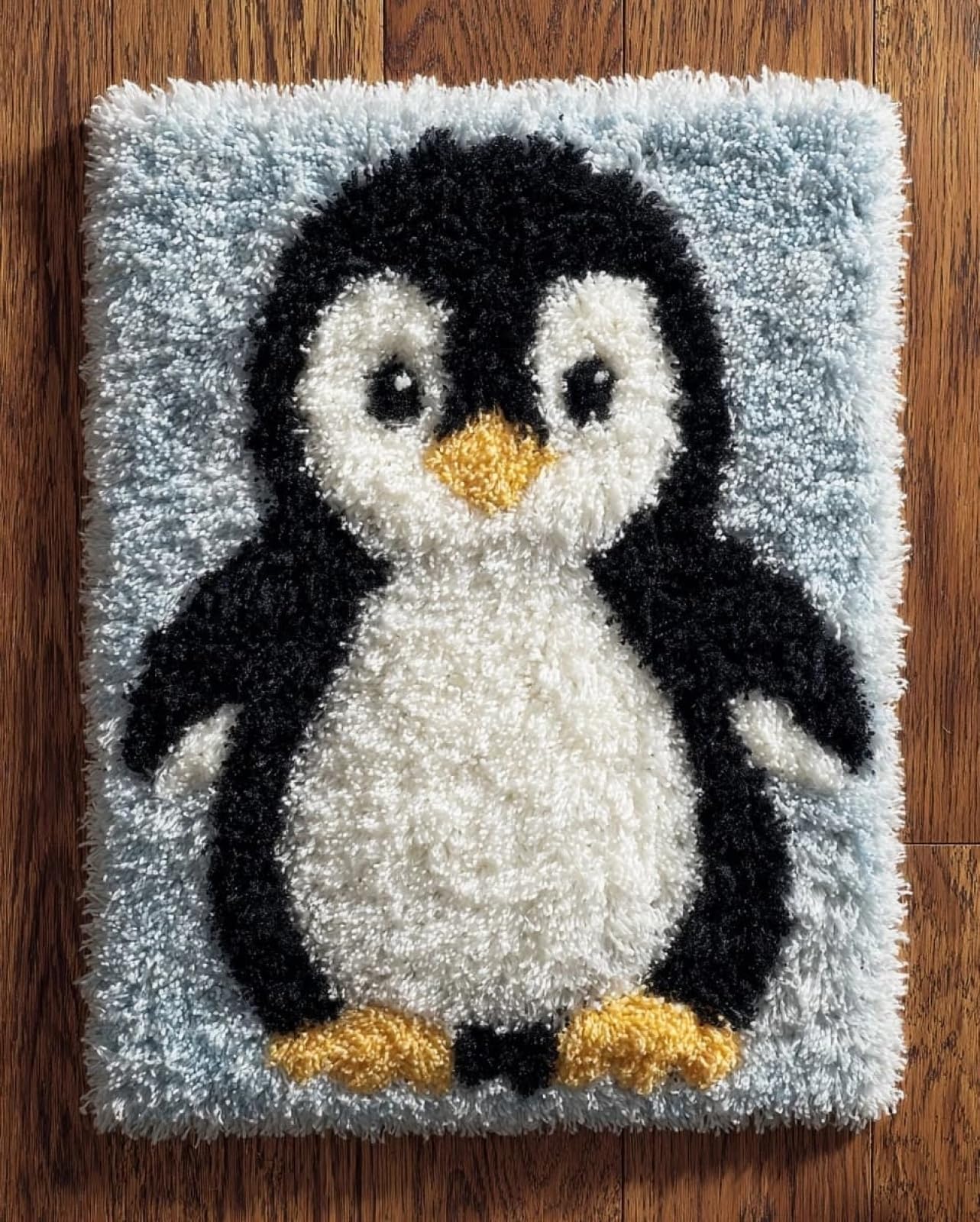 Wallphantom Latch Hook Rug Kits for Adults Beginners,Cute Penguins
