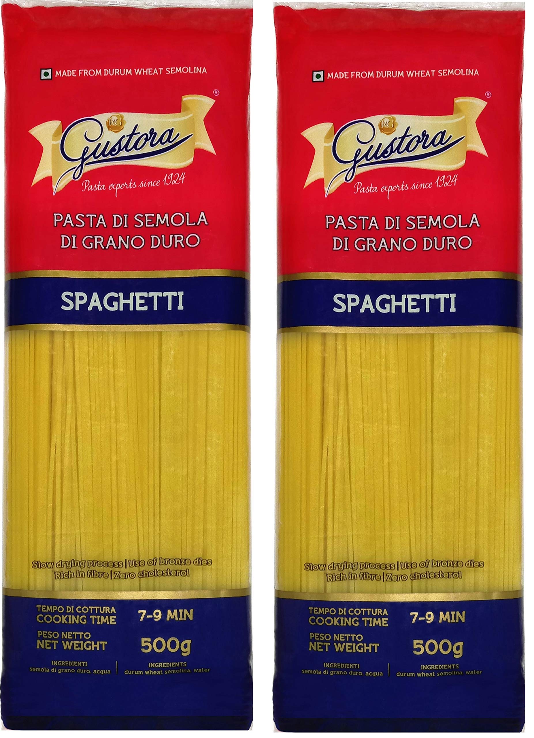Buy GustoraSpaghetti Pasta Combo, 1 KG I Italian Spaghetti Pasta Combo