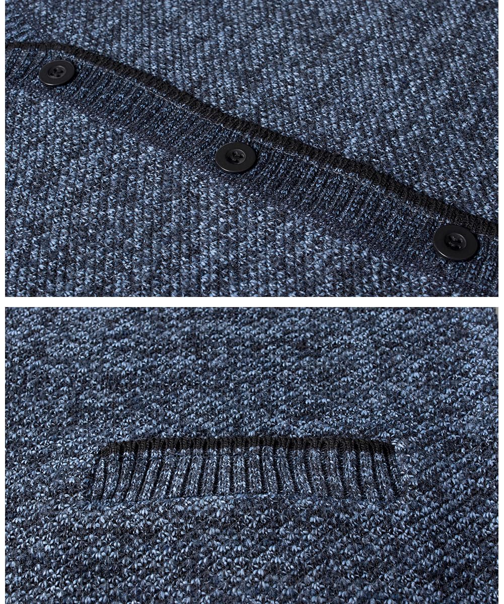 Chaleco de Punto para Hombre Cárdigan sin Mangas de Hombre Casuales Chaleco de Suéter Liso de Color Suéter de Punto Pullover Elegante